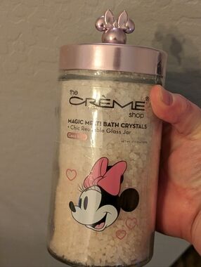 Disney Themed The Creme Shop  Magic Melt Bath Crystals Coco Rose Scented